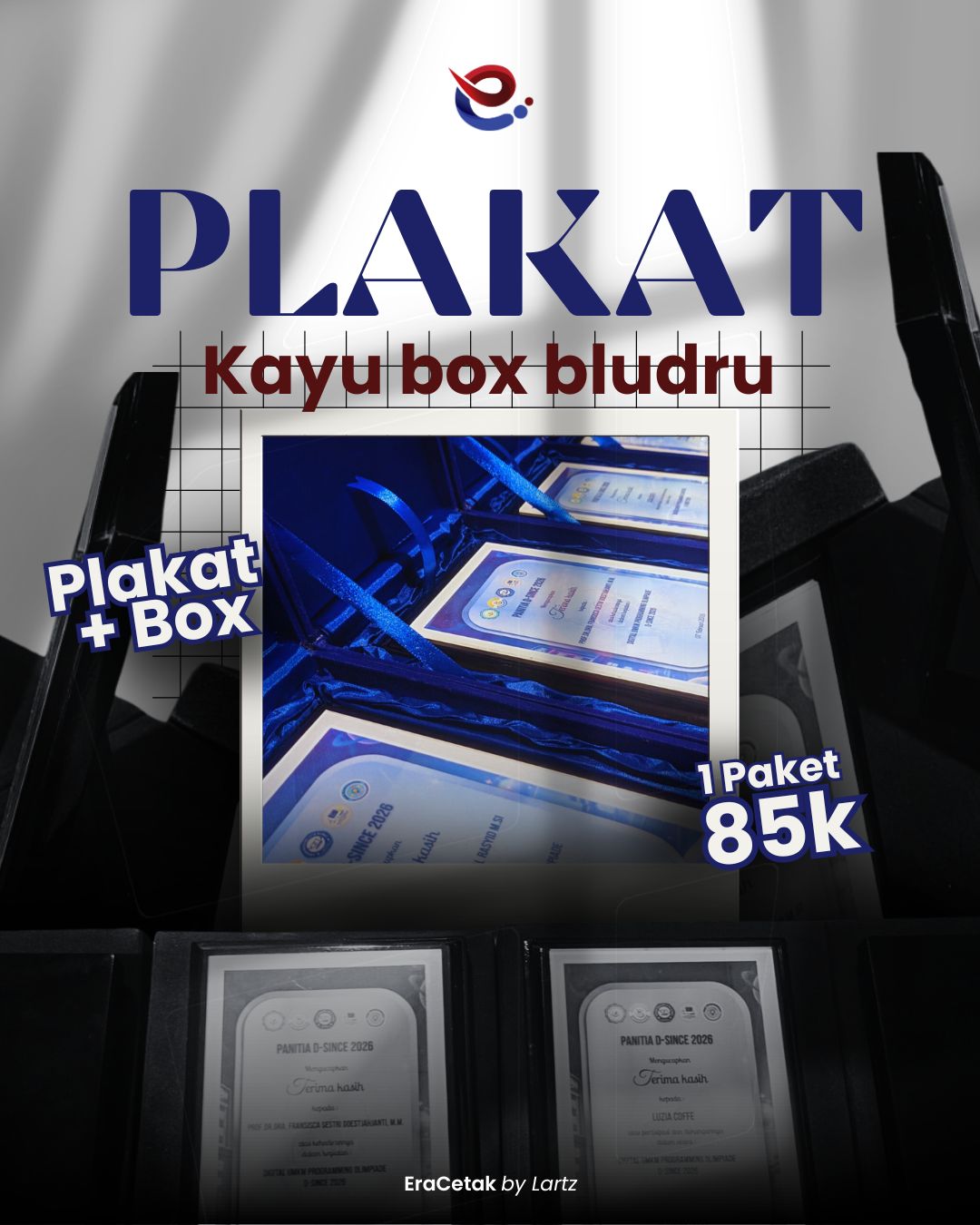 Plakat + Box Bludru